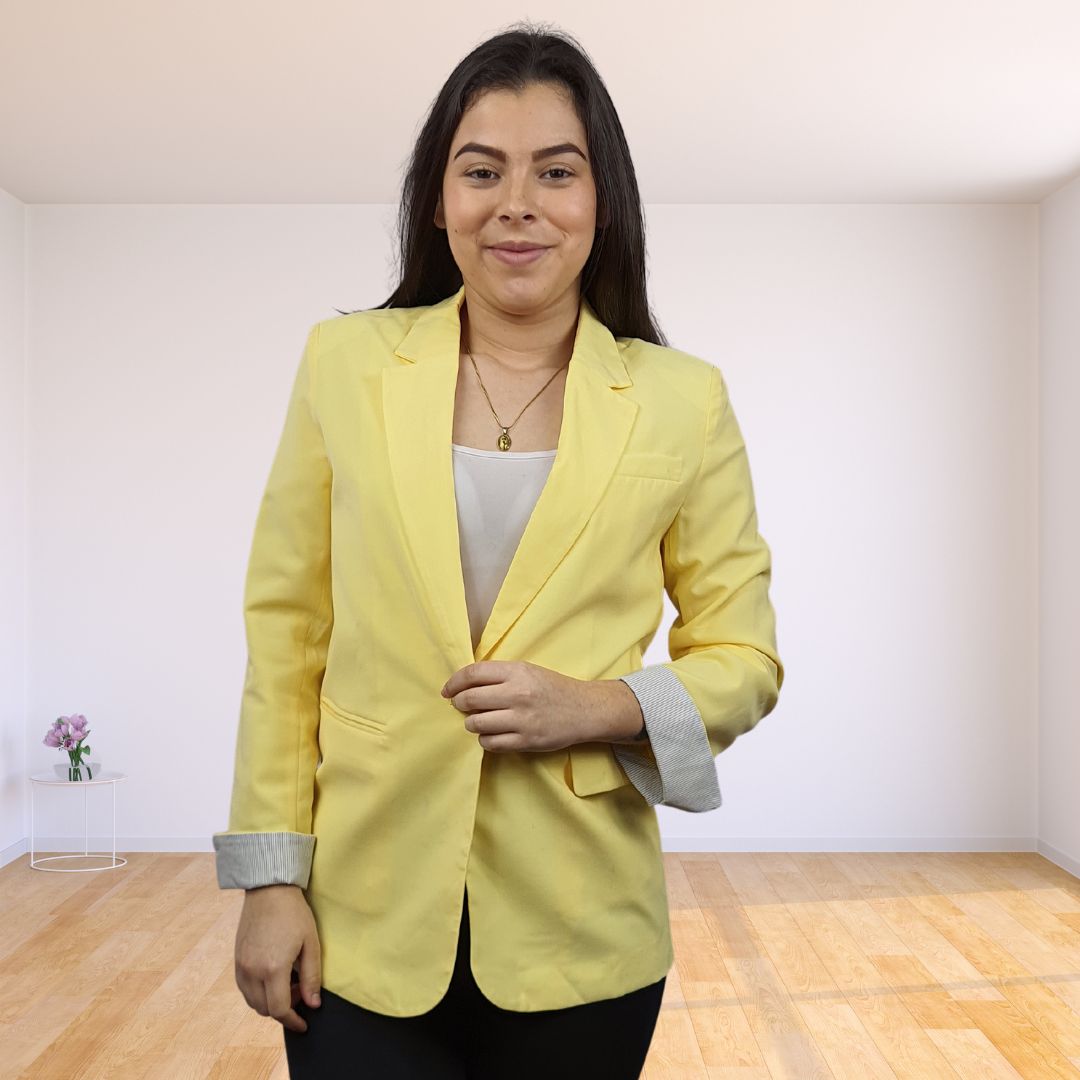 Blazer Vero Moda Amarillo Style JANICE L/S BLAZER(FL)
