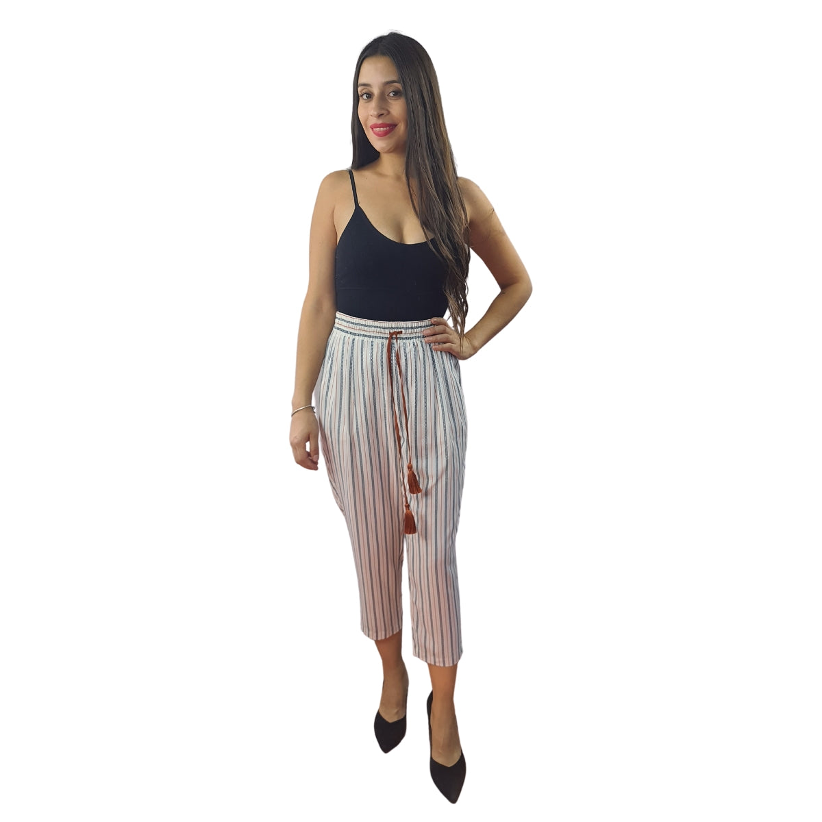 Pantalon Vero Moda Blanco Style SKILL 7/8 CARROT PANTS(HH)