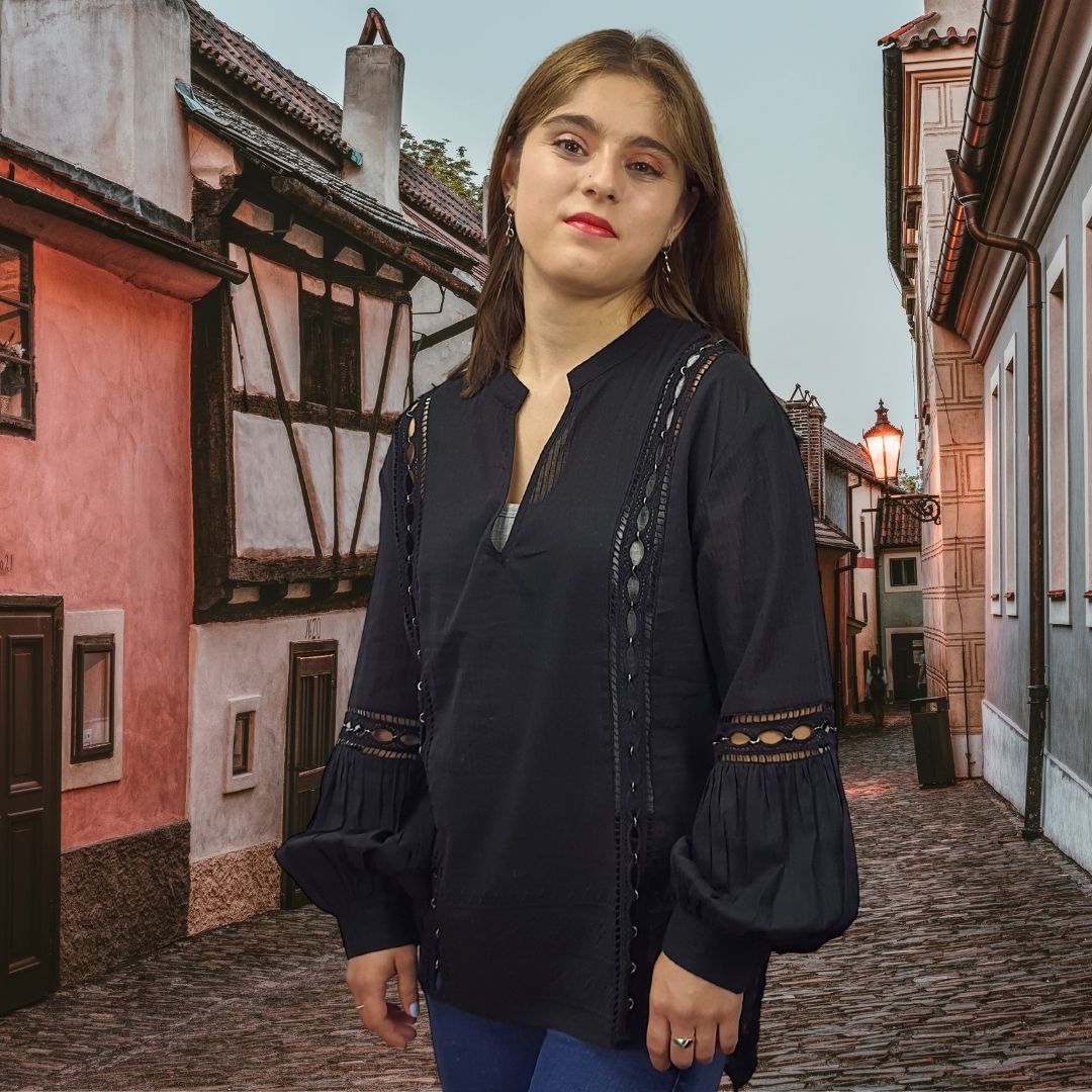 Blusa Rapsodia Okon Negro
