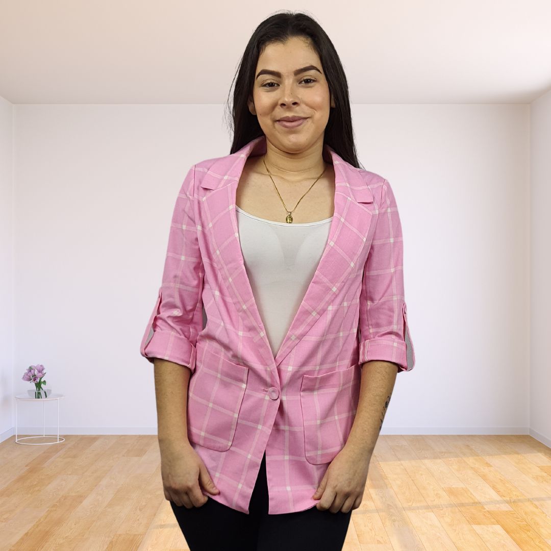 Blazer Vero Moda Rosado Style CASTLE 9/10 BLAZER(FL)