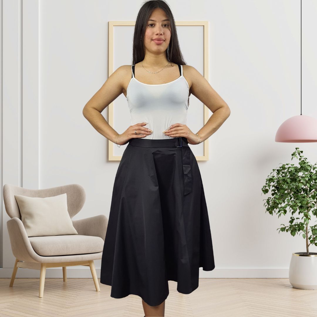 Falda Vero Moda Negro Style ZANA SKIRT(VMC-MM)