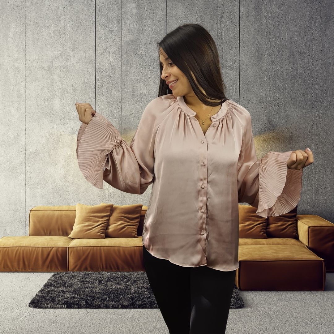 Blusa Vero Moda Rosa Vieja Style EAGER L/S SHIRT(VMC-DR)