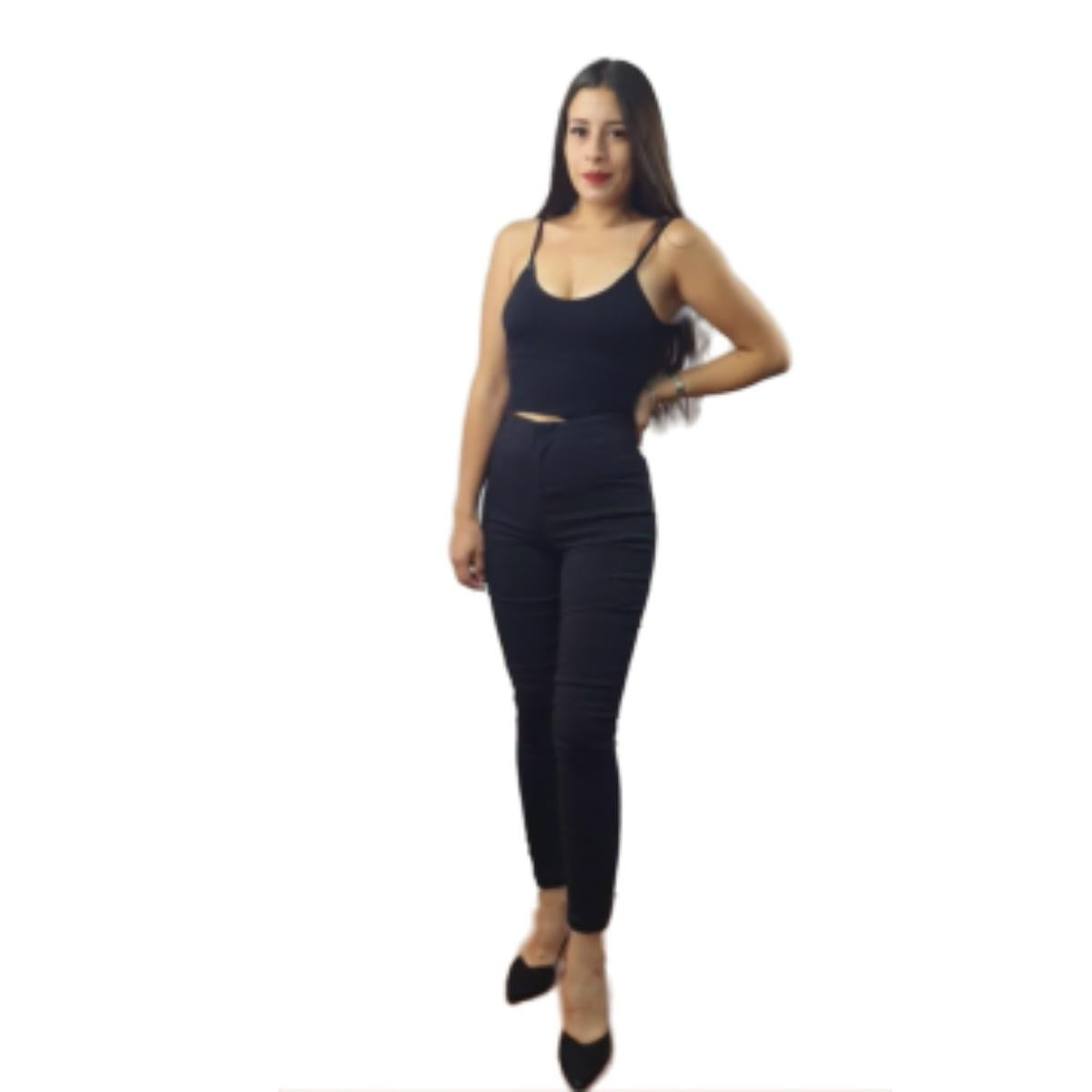 Pantalon Vero Moda Negro Style DIANA SLIM PANTS(VMC-BN)