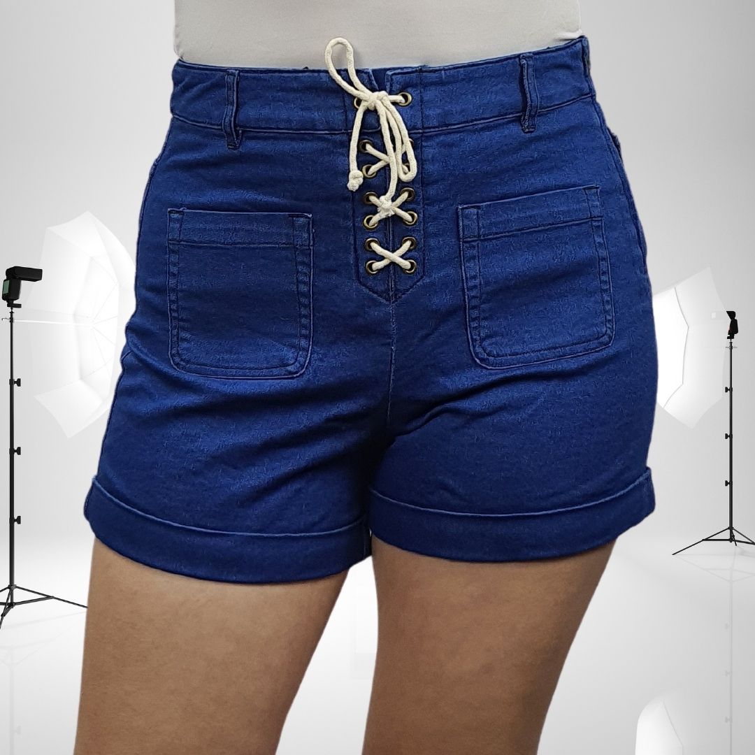 Short Vero Moda Azul Style LAUREL HW DENIM SHORTS(TP-CT-3)
