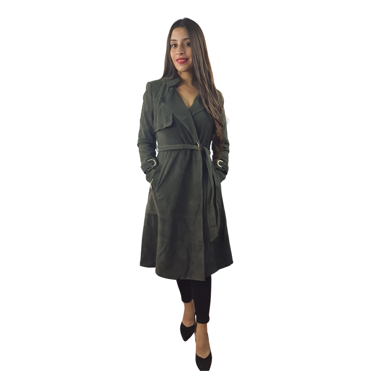Blazer Vero Moda Verde Style BALDWIN GS LEATHER COAT(VMC-DR)
