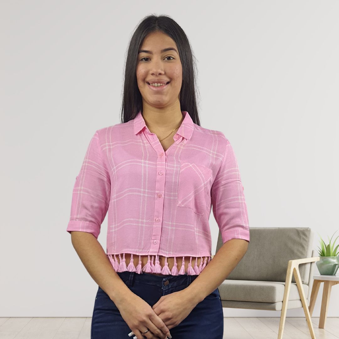 Blusa Vero Moda Rosado Style SISTER 1/2 SHIRT(FL)