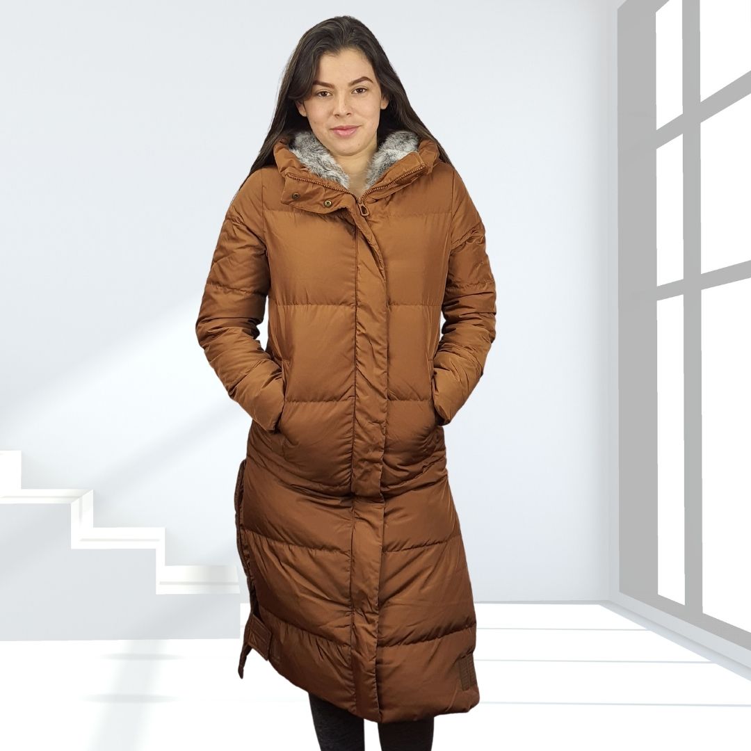 Parka Vero moda Marron Style SQUARE KNEE DOWN COAT(LL)