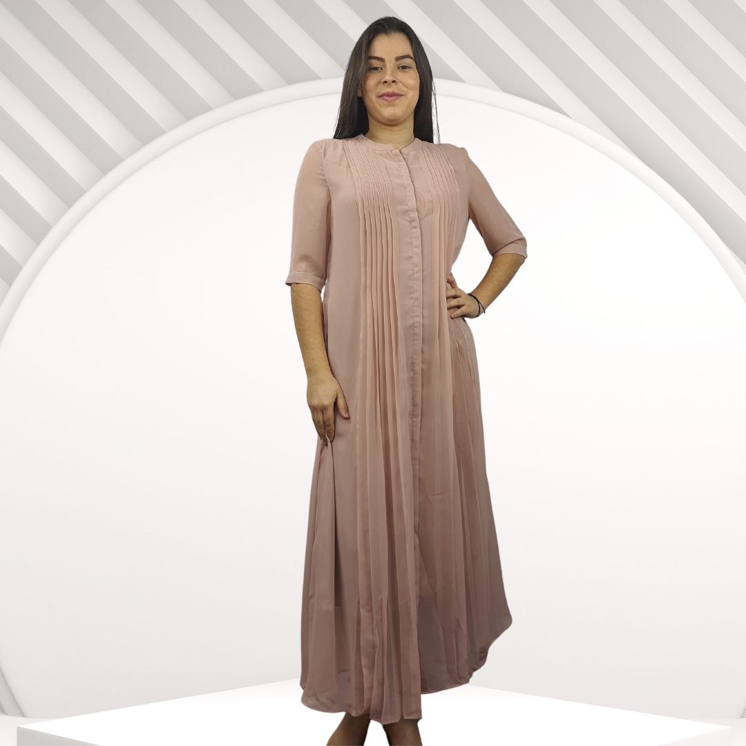 Vestido Vero Moda Rosa Vieja Style CAROL 1/2 SHIRT DRESS(VMC-HH)