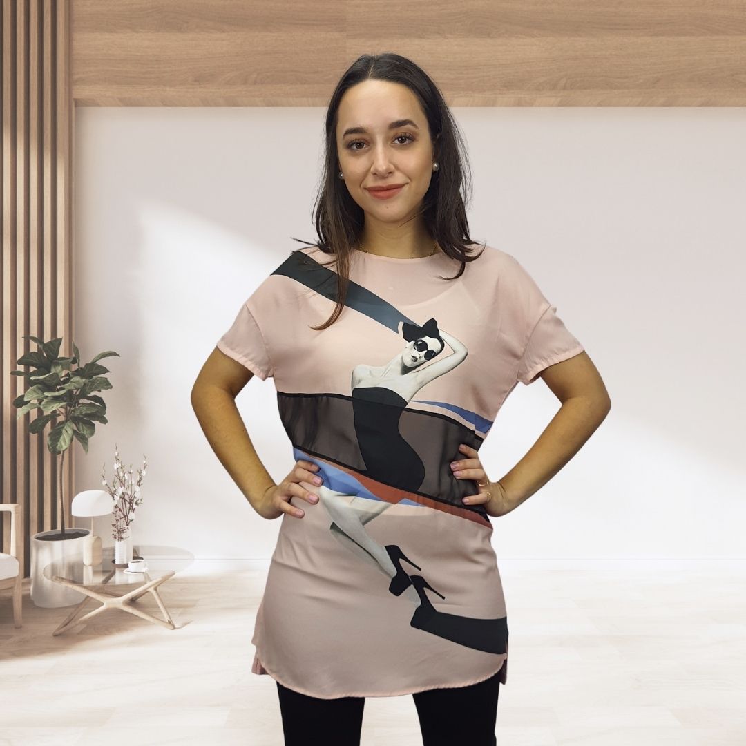 Blusa Vero Moda Rosa Style DIONE S/S TOP(NE-CT-2)