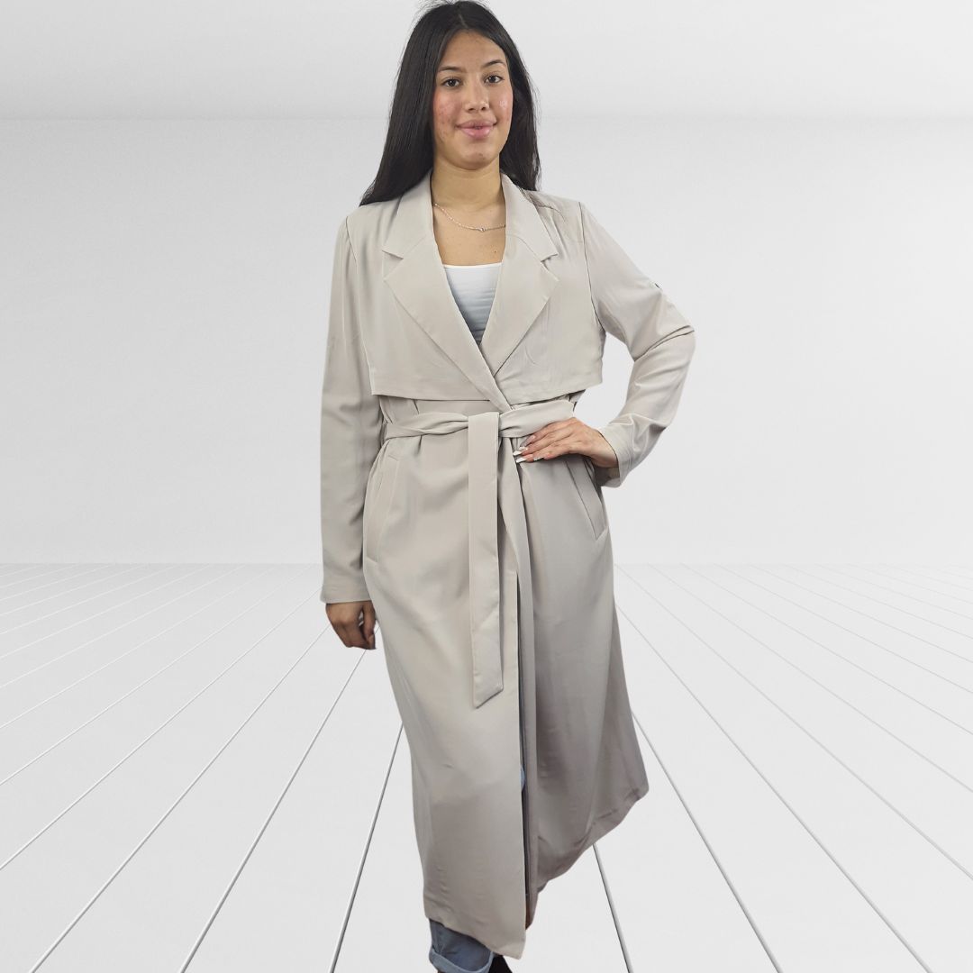 Blazer Vero Moda Beige Style RITA L/S COAT(VMC-MM)