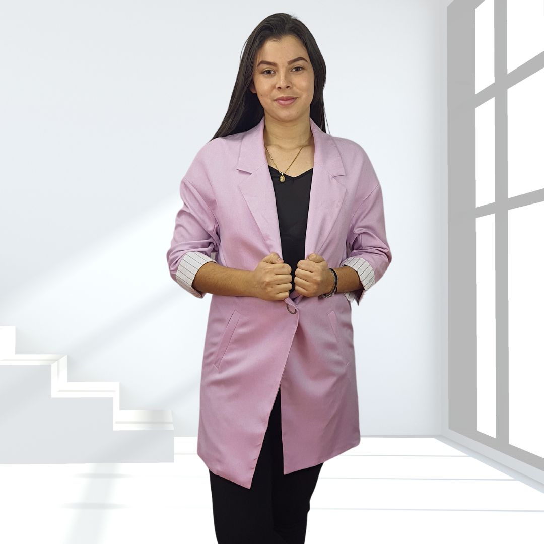Blazer Vero Moda Rosa Vieja Style SHANE 3/4 BLAZER(MM)