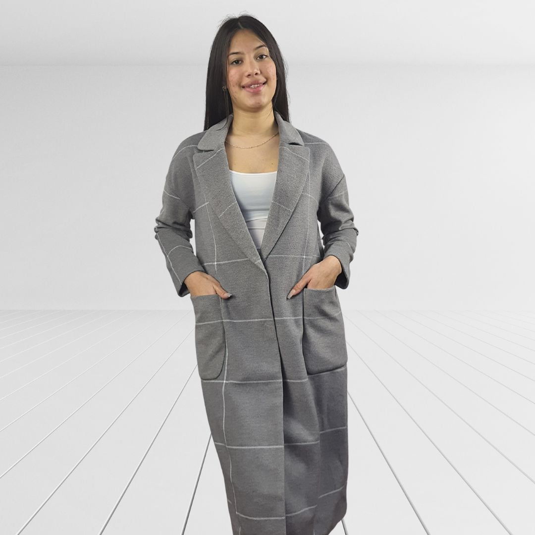 Blazer Vero Moda Gris Style ERICA L/S COAT(NL)