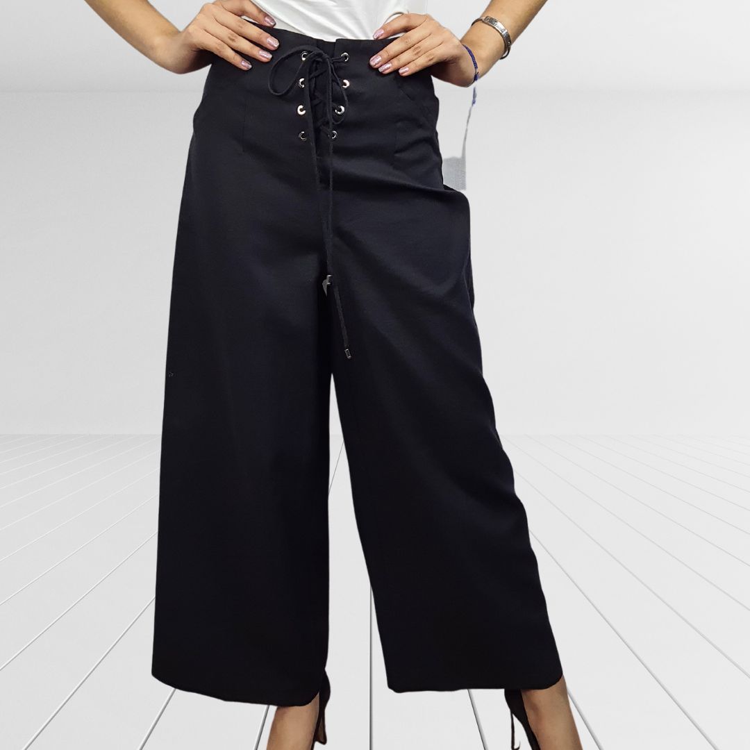 Pantalon Vero Moda Negro Style BREE KAREN 9/10 WIDE PANTS(NC)