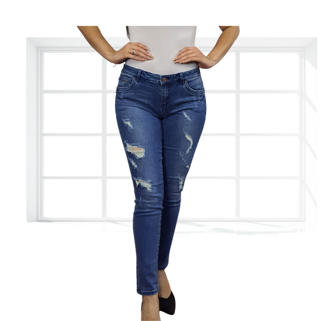 Jeans Vero Moda Azul Style EDGE X-SLIM JEANS(BT)