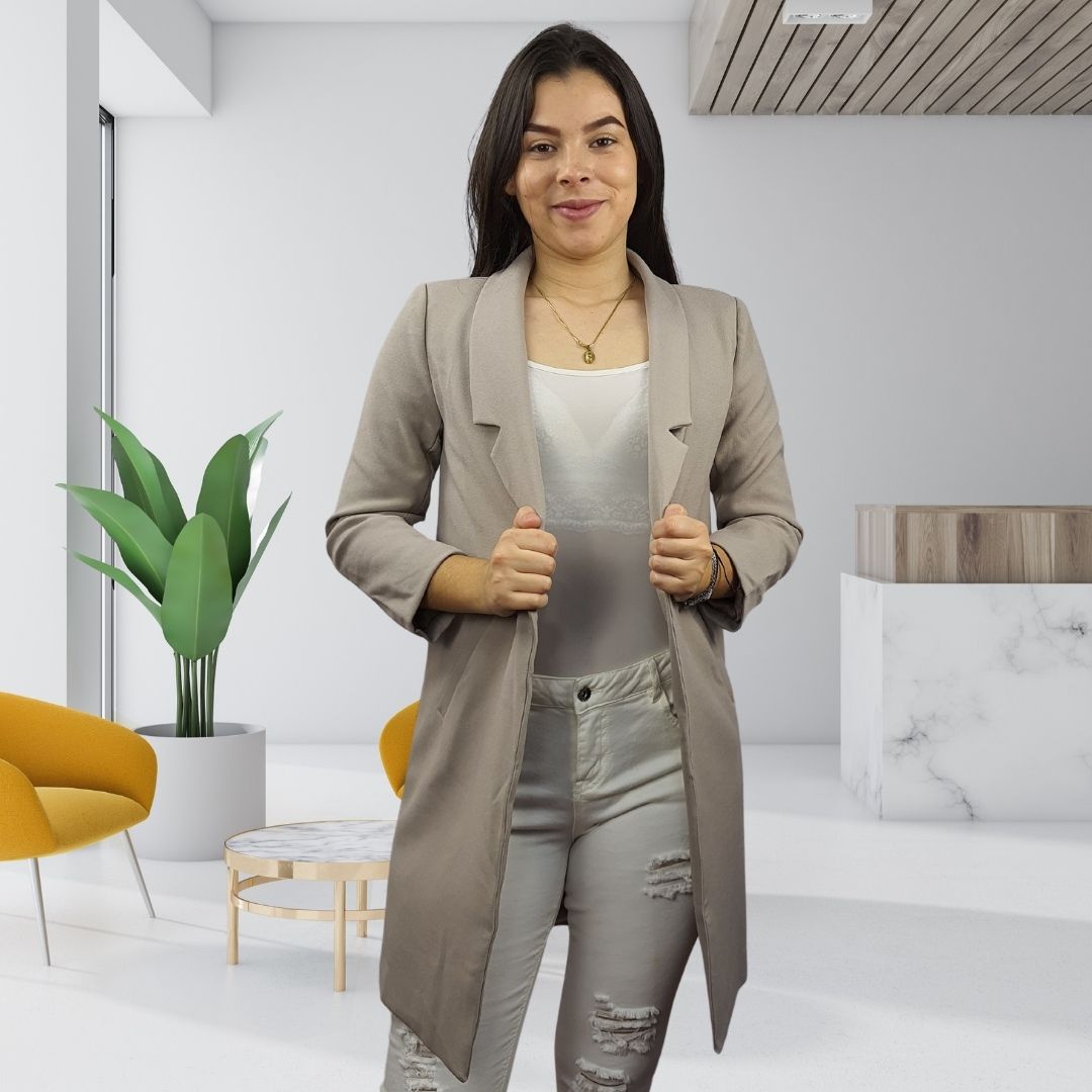 Blazer Vero Moda Marron Style STINA 7/8 BLAZER(VMC-NL)