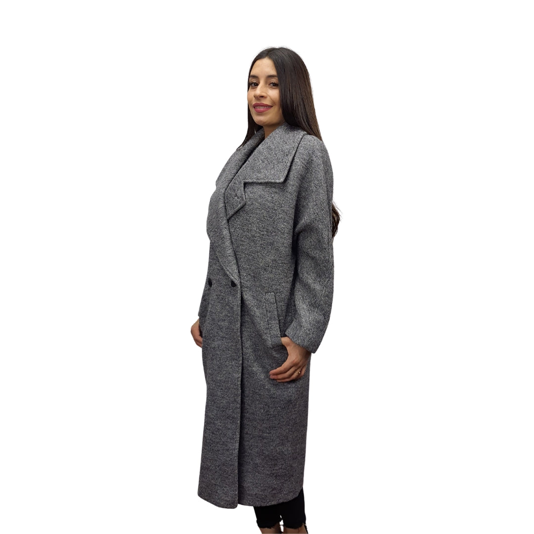 Blazer Vero Moda Gris Style MARA L/S WOOL COAT(VMC-NL)
