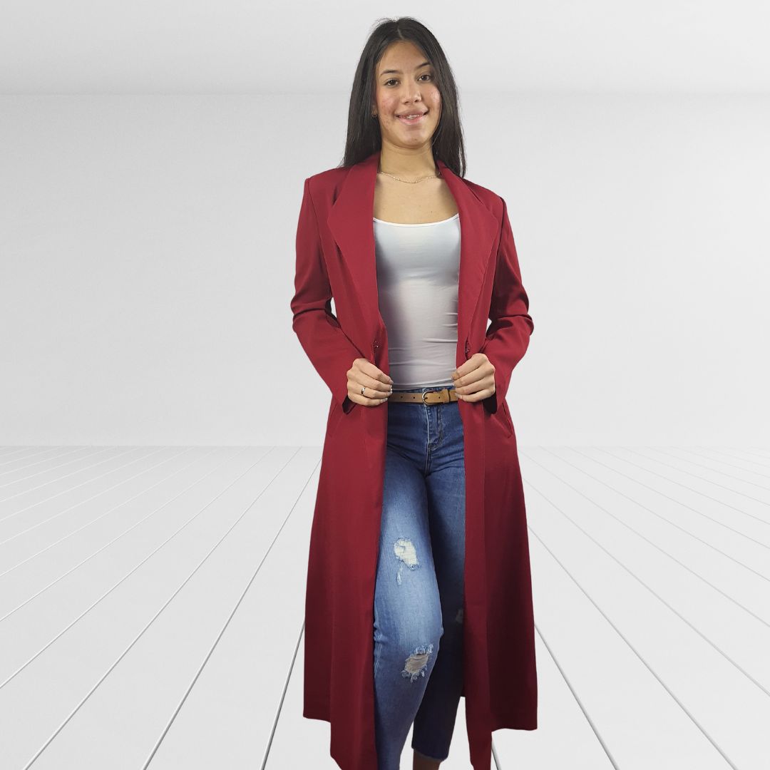 Blazer Vero Moda Burdeo Style ELSA L/S COAT(NL)