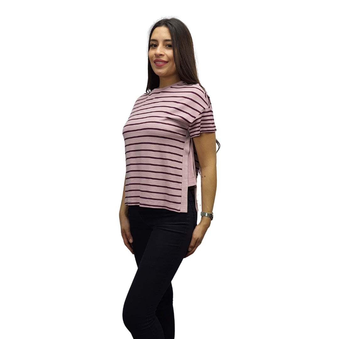Polera Vero Moda Lila Style QUICK S/S TOP(TP)