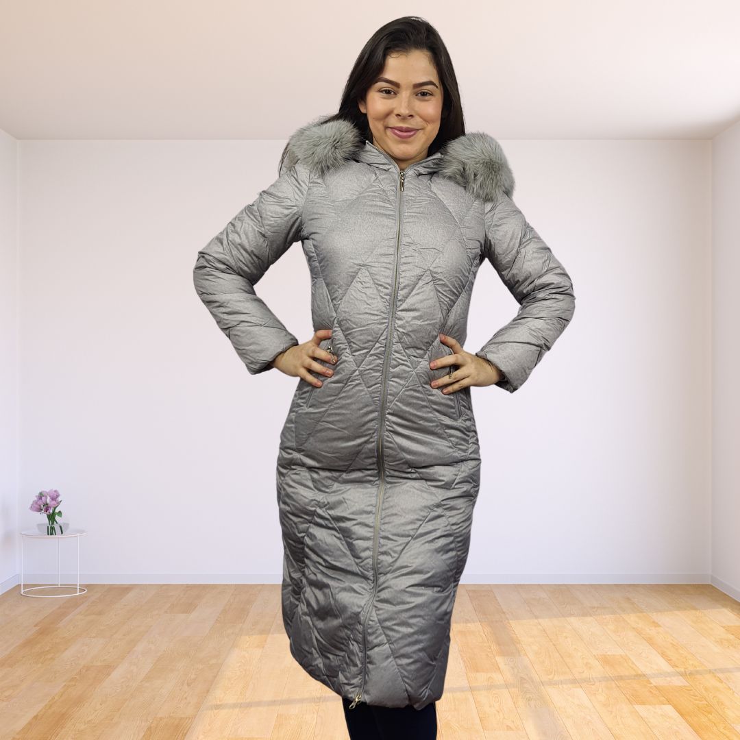 Parka Vero Moda Gris Claro Style GRACE KNEE DOWN COAT(BT)