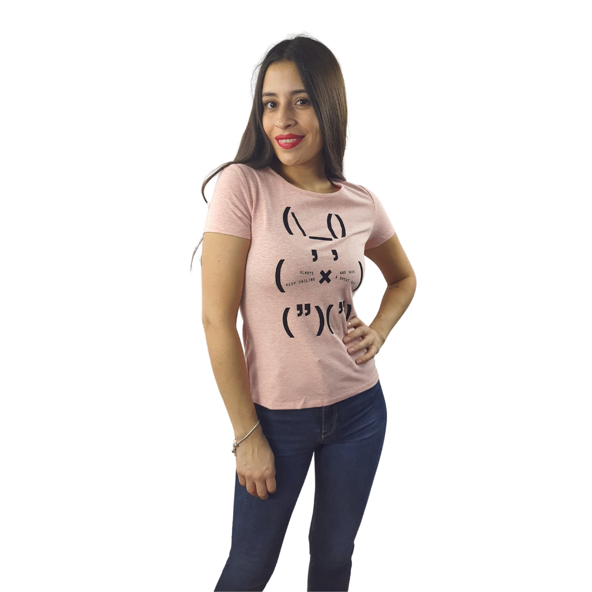 Polera Vero Moda Rosa Vieja Style SMILE S/S TOP(MM)-OR