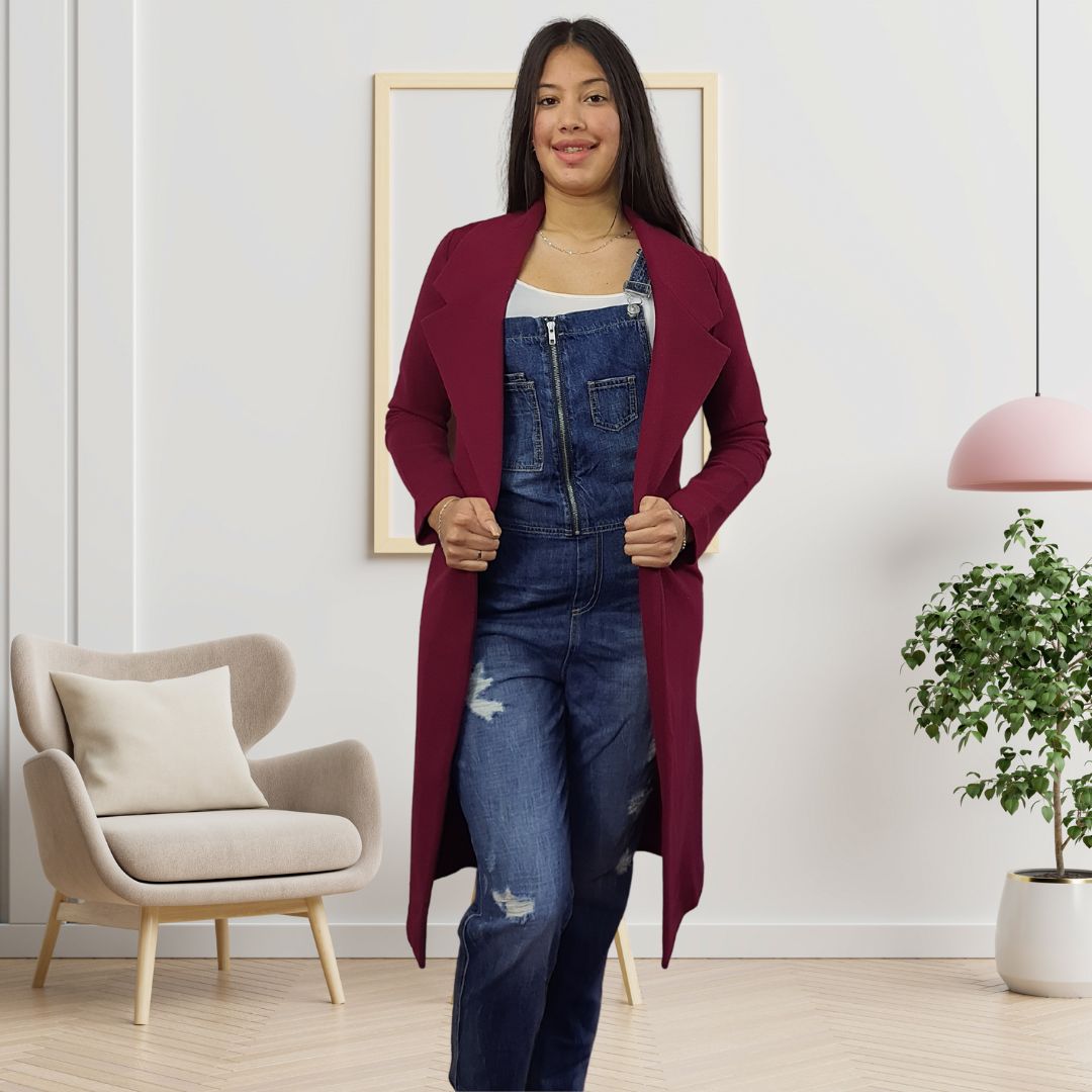 Blazer Vero Moda Burdeo Style GAMBIA SWEAT COAT(BN-ET-3)