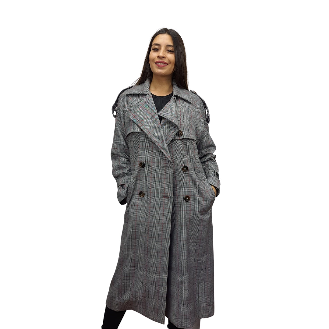 Blazer Vero Moda Gris Style BEET L/S COAT(VMC-LL) (SIN ACCESORIOS)