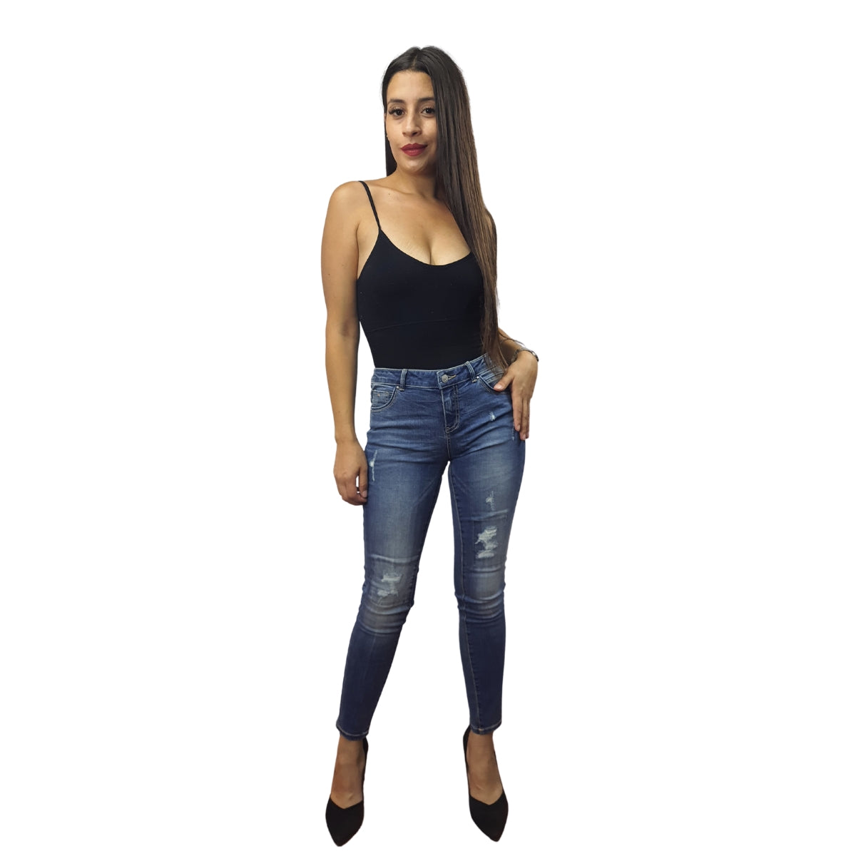 Jeans Vero Moda Azul Style QATAR X-SLIM JEANS(UM)
