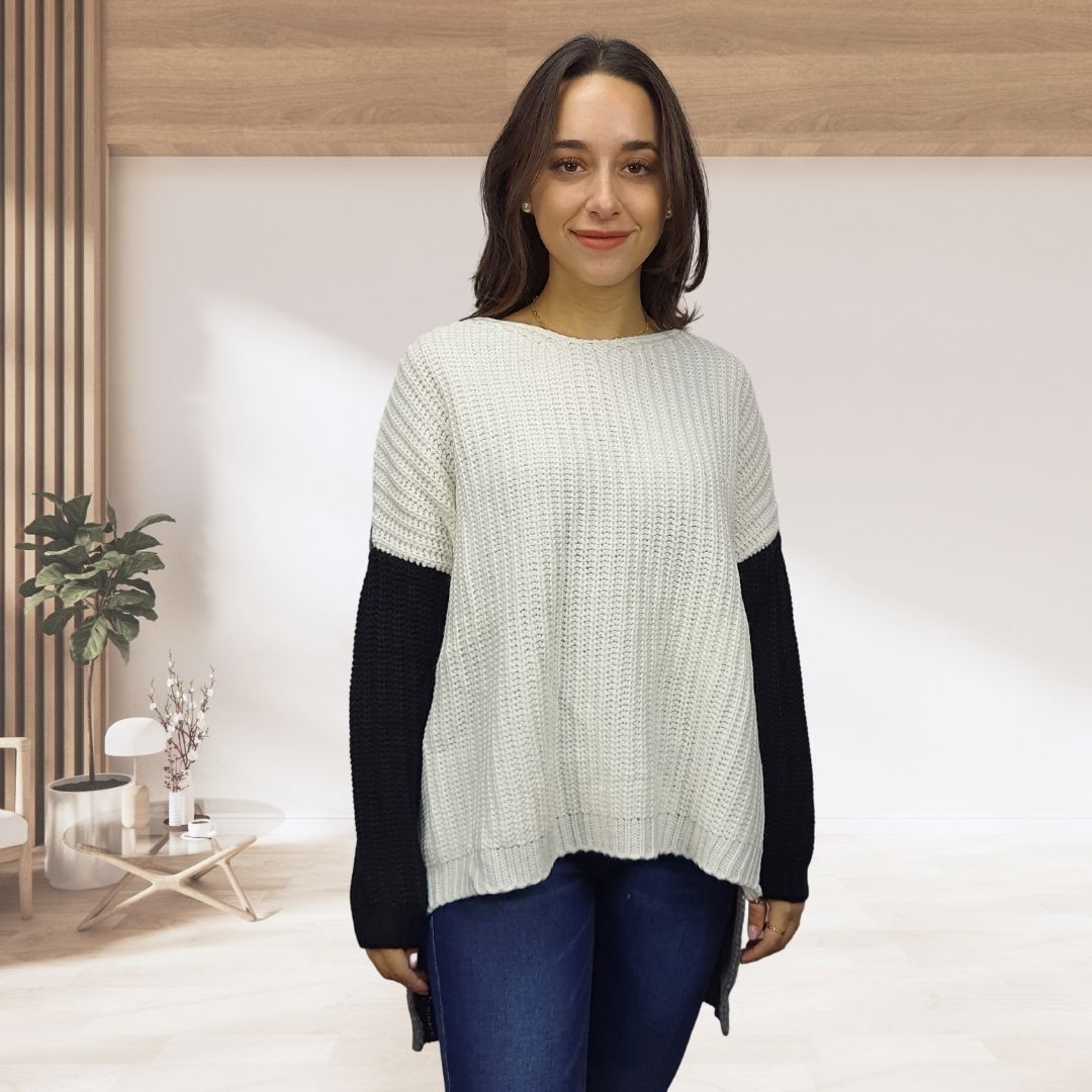 Sweater Vero Moda Blanco Style CARNATION LS KNIT(MW-CT-2)