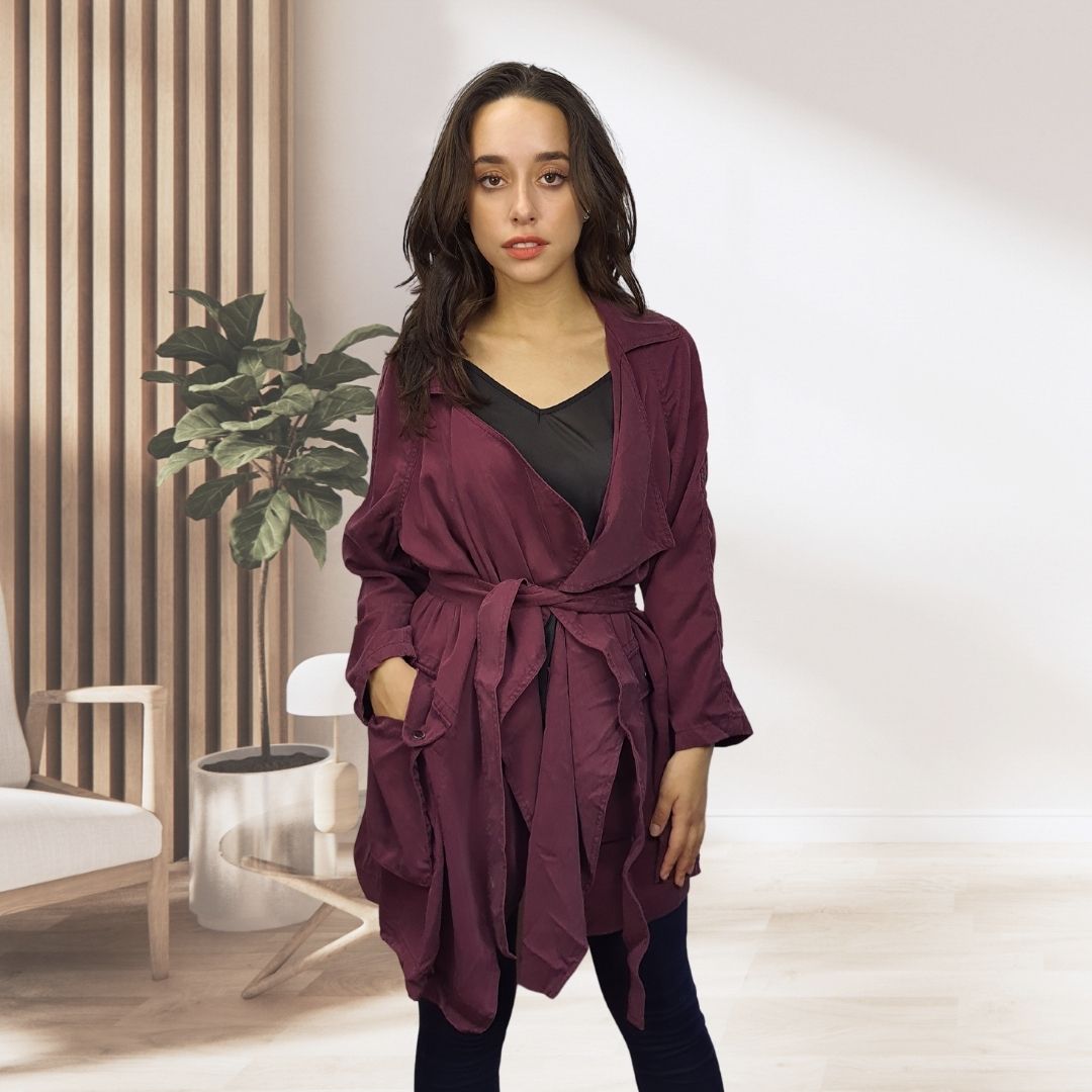 Blazer Vero Moda Vino Style GEMMA 3/4 JACKET(PM-EC-2) (SIN CINTURON)
