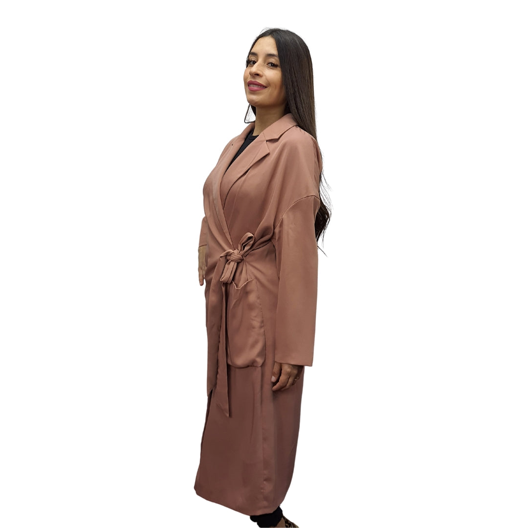 Blazer Vero Moda Rosa Vieja Style TIE L/S COAT(VMC-NR)