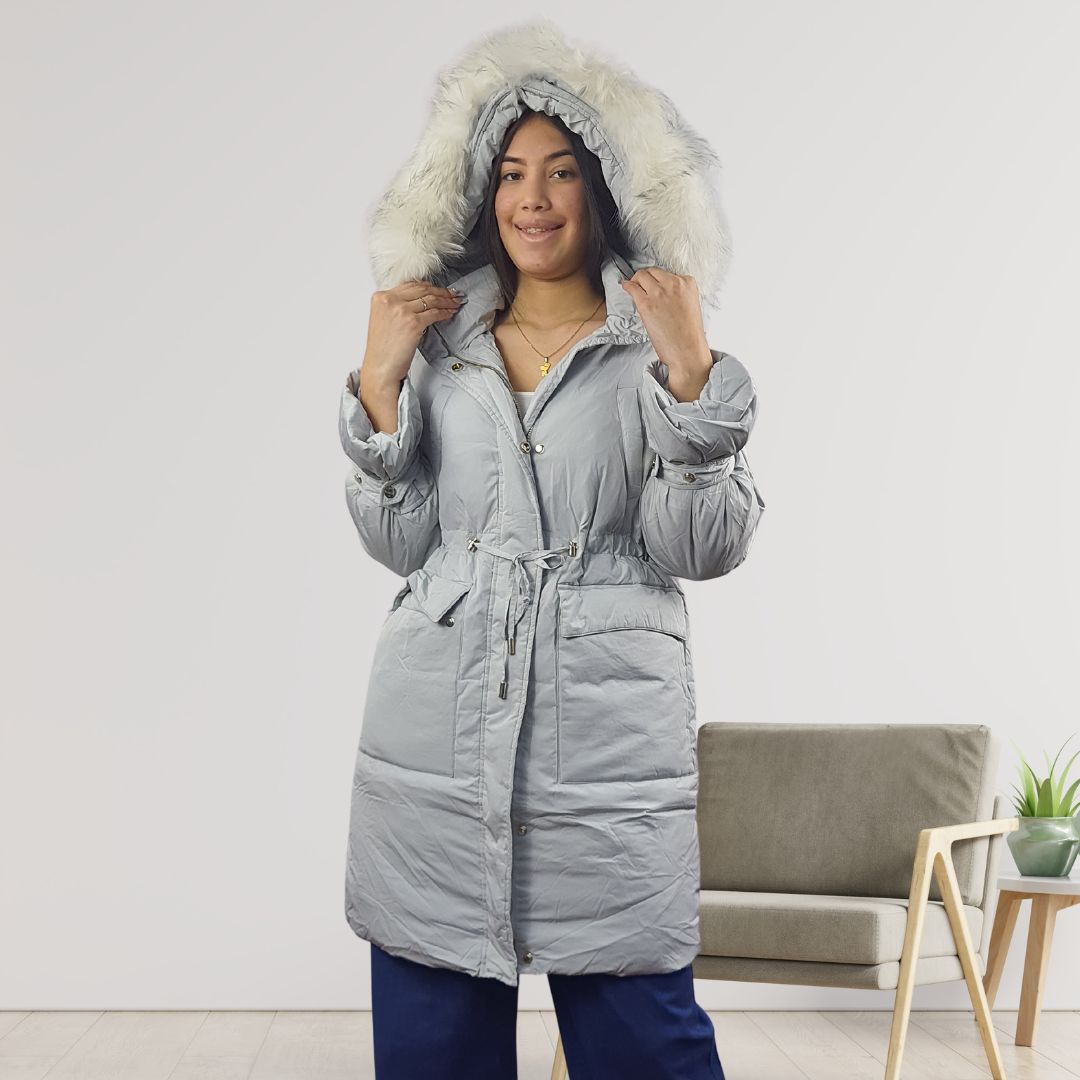 Parka Vero Moda Gris Style GAME 3/4 DOWN COAT(PF)
