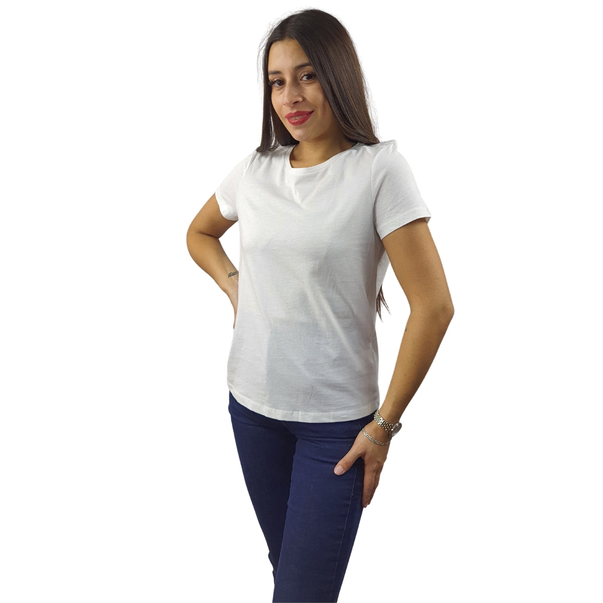 Polera Vero Moda Blanco Style CHOICE PRETTY S/S TOP(NC)-OR