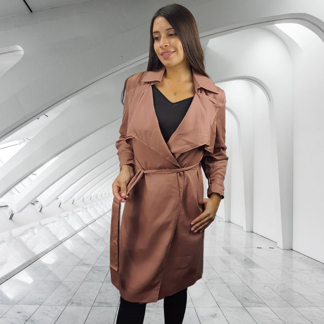 Blazer Vero moda Rosa Vieja Style DAPPLE L/S COAT(VMC-NR)