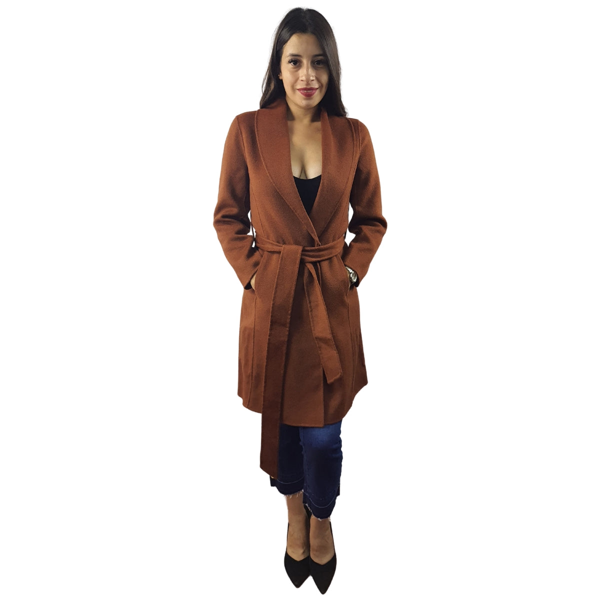 Blazer Vero Moda Marron Style JOSEPHINE DF L/S WOOL COAT(VMC-DR)