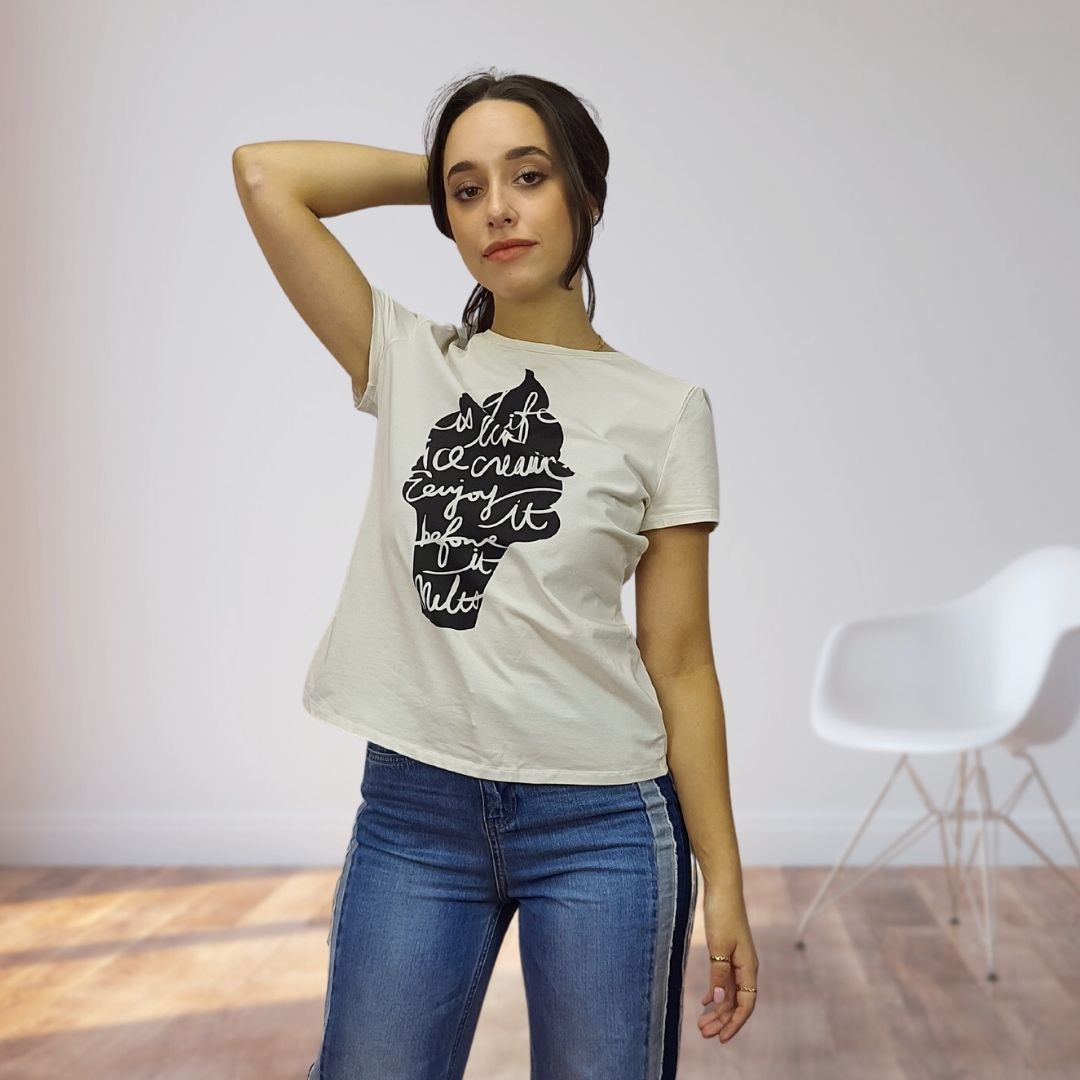 Blusa Vero Moda Blanco Style VIOLET S/S TOP(NE-CS-1)