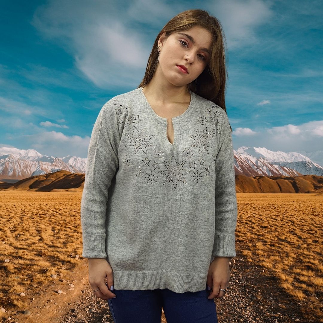 Sweater Rapsodia Emma Gris