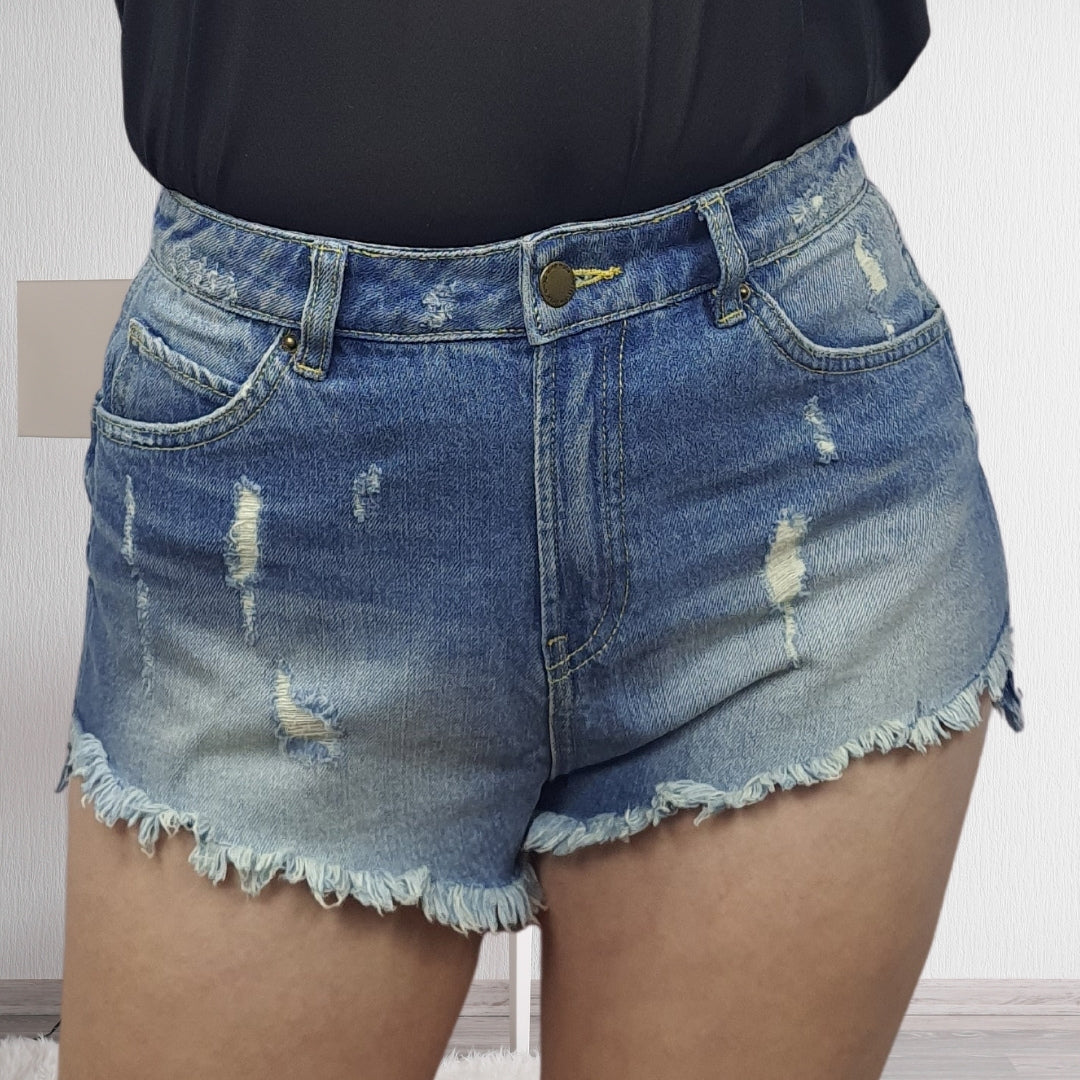 Short Vero Moda Azul Claro Style GLOST HW DENIM SHORTS(CR)