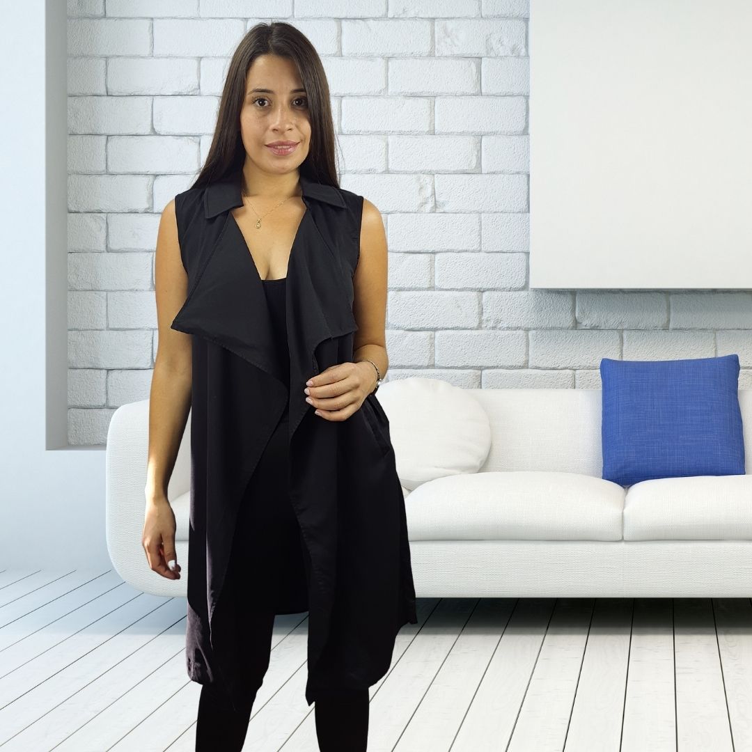 Chaleco Vero Moda Negro Style MAX WAISTCOAT(VMC-NC)