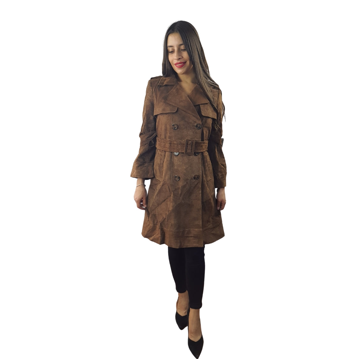 Blazer Vero Moda Marron Style HUMOR 3/4 PS LEATHER COAT(LL)