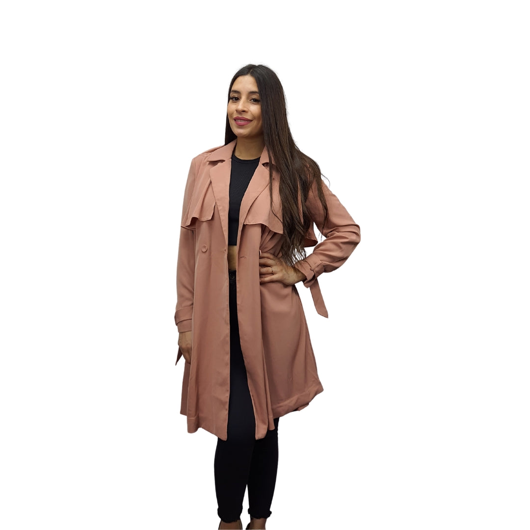 Blazer Vero Moda Rosa Vieja Style SPOONDRIFT L/S COAT(VMC-NR)