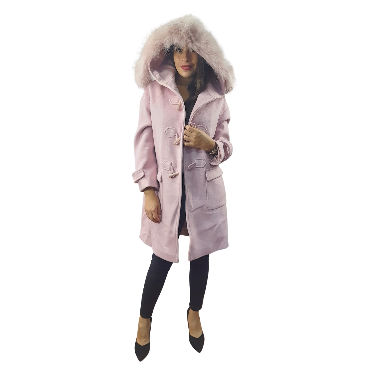 Blazer Vero Moda Rosa Vieja Style CHOICE TRENCH L/S WOOL COAT-OR