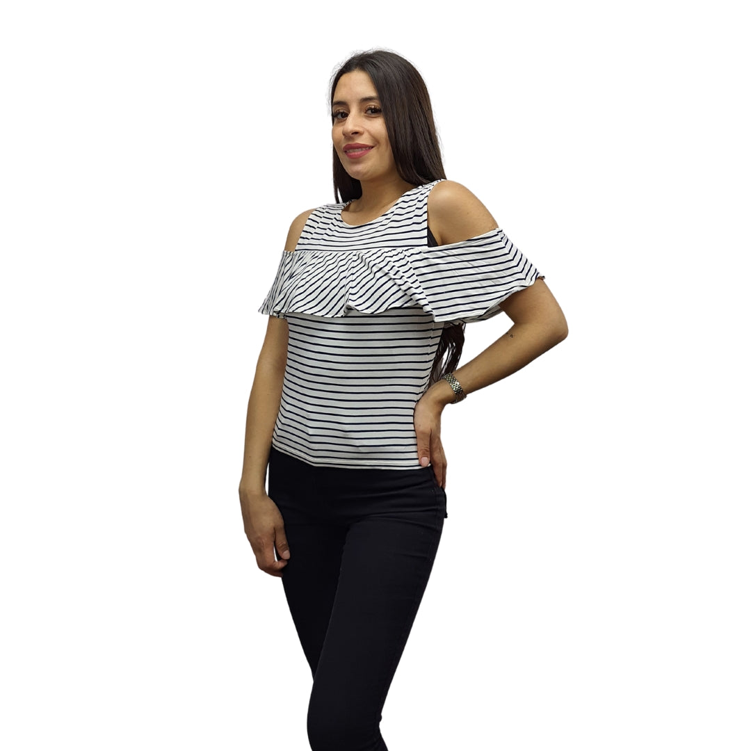 Top Vero Moda Blanco Style NELLY S/S TOP(SD)