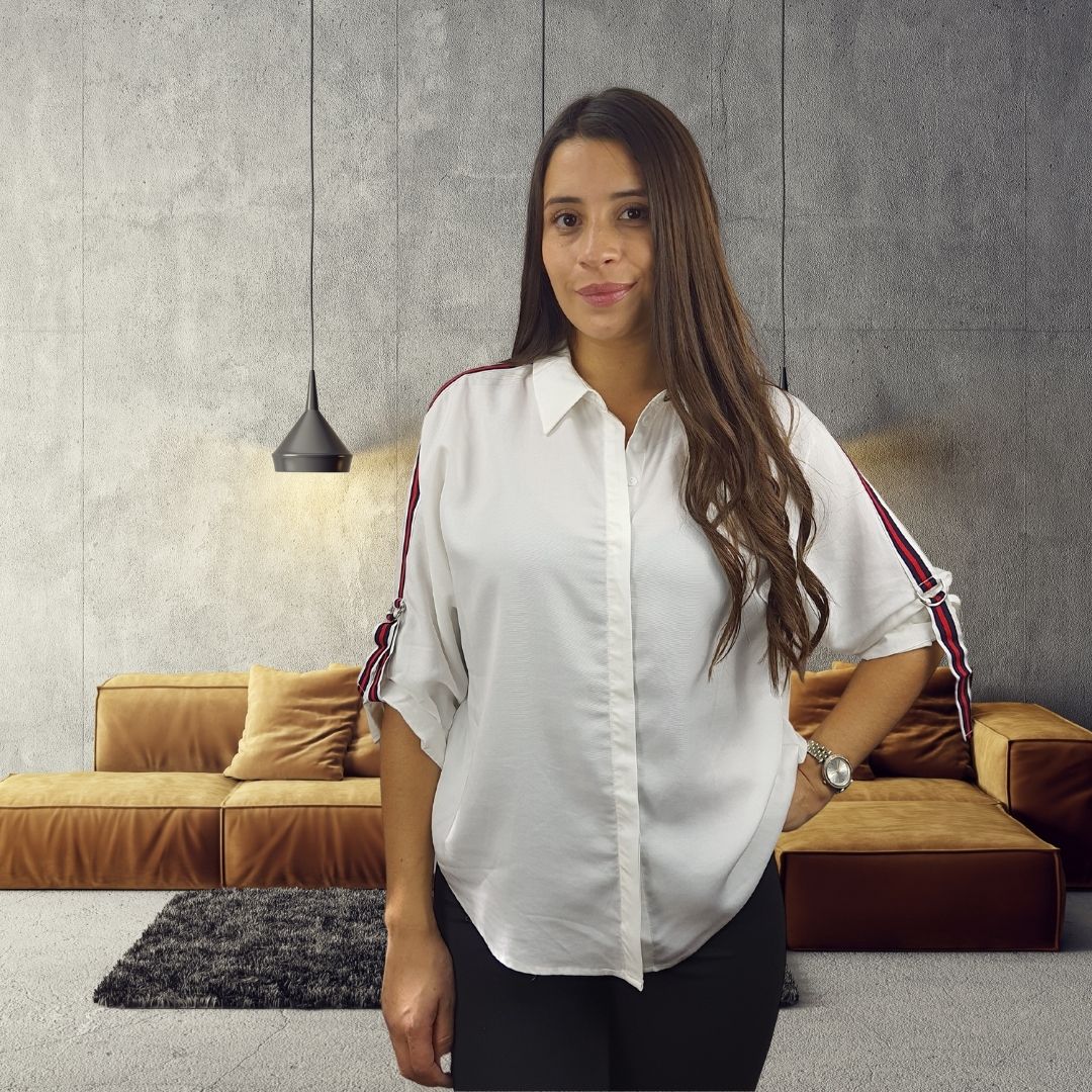 Blusa Vero Moda Blanco Style SCIENCE 3/4 SHIRT(LL)
