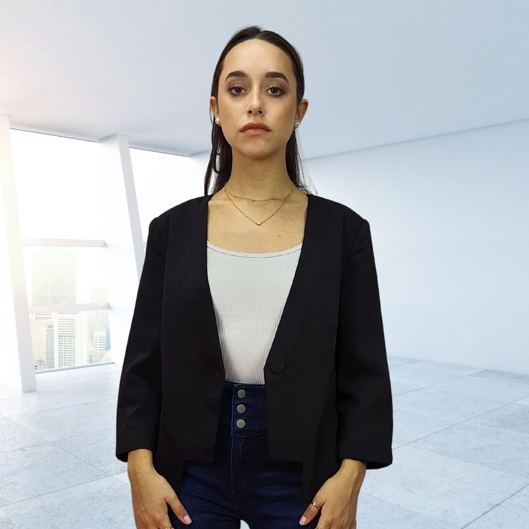 Blazer Vero moda Negro Style KATE 3/4 BLAZER(EL)