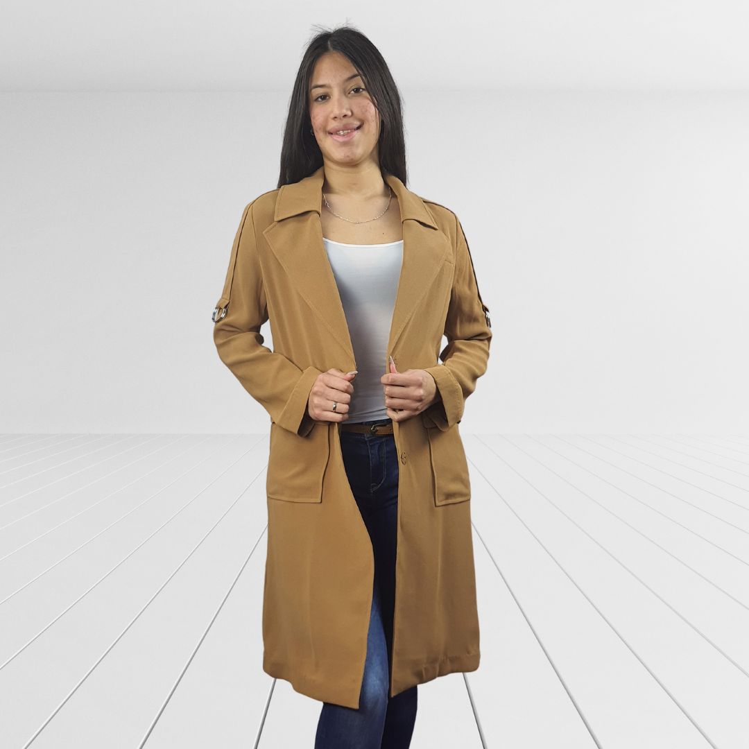 Blazer Vero Moda Marron Style BAYER L/S COAT(LL)