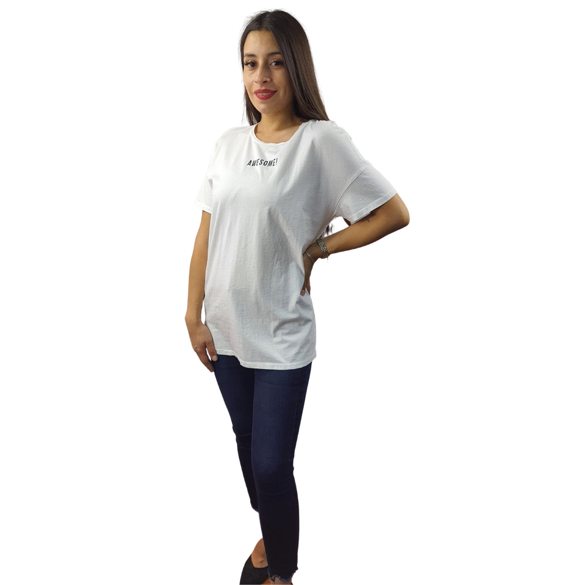 Polera Vero Moda Blanco Style TAMARA SORNNR 1/2 TOP SET CL8(FL)