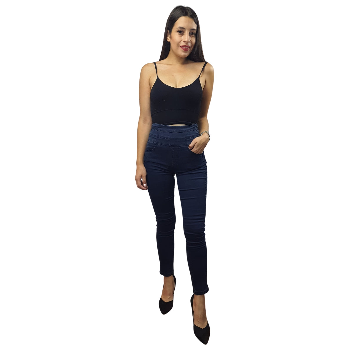 Jeans Vero Moda Azul Oscuro Style EDEN HW X-SLIM JEANS(BT)