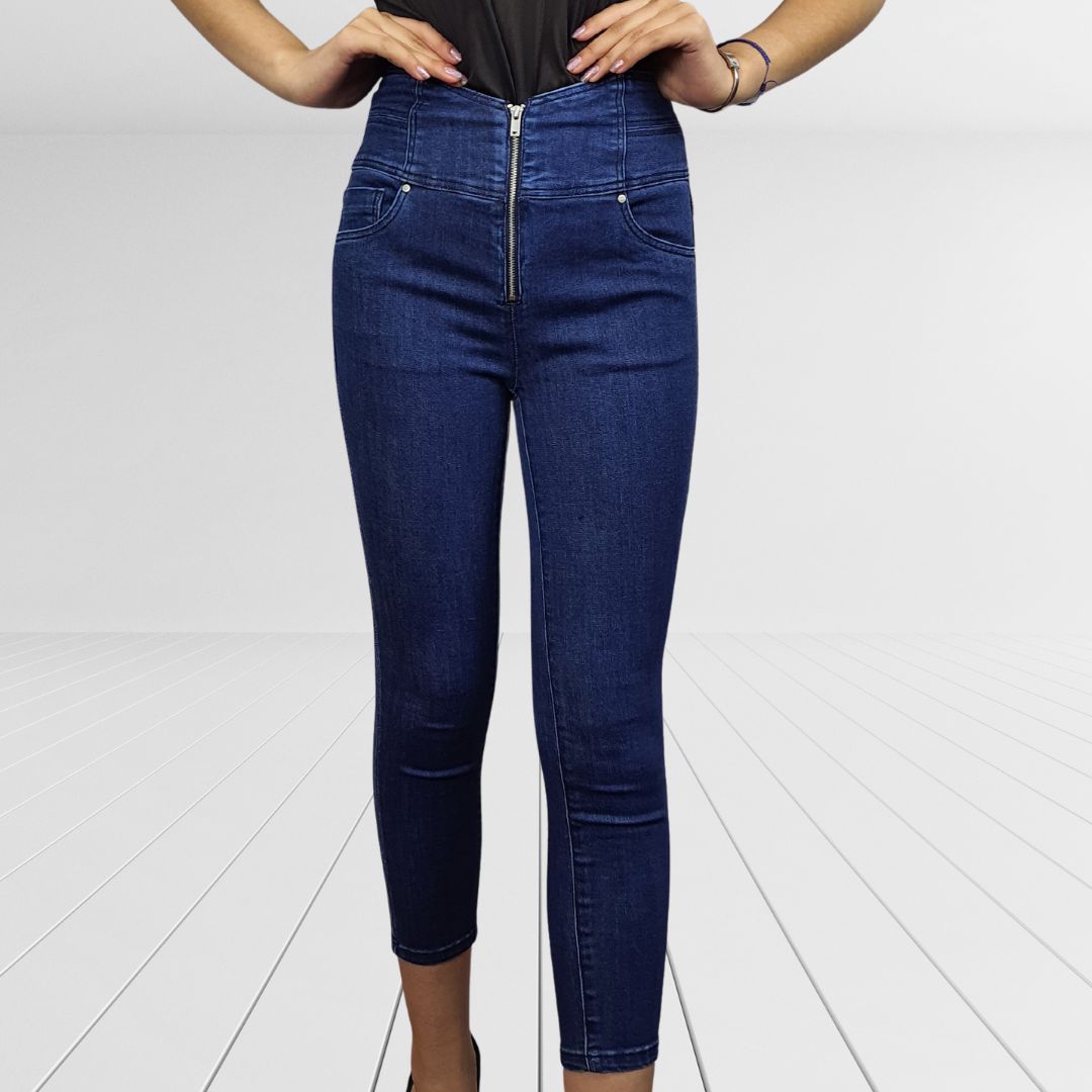 Jeans Vero Moda Azul Oscuro Style TAURUS 7/8 HW X-SLIM JEANS(NN)
