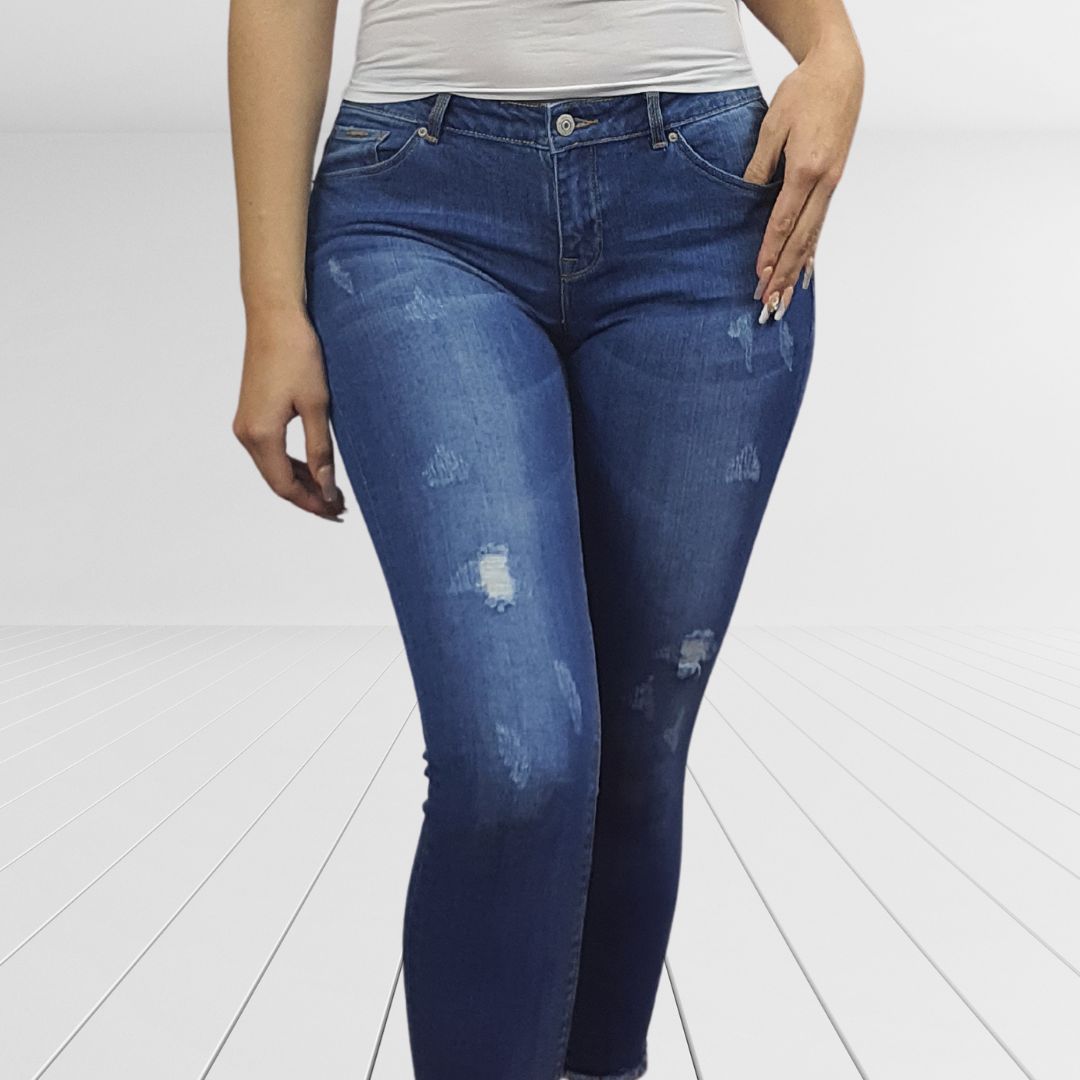 Jeans Vero Moda Azul Claro Style DOLEY SMART 7/8 X-SLIM JEANS(HH)