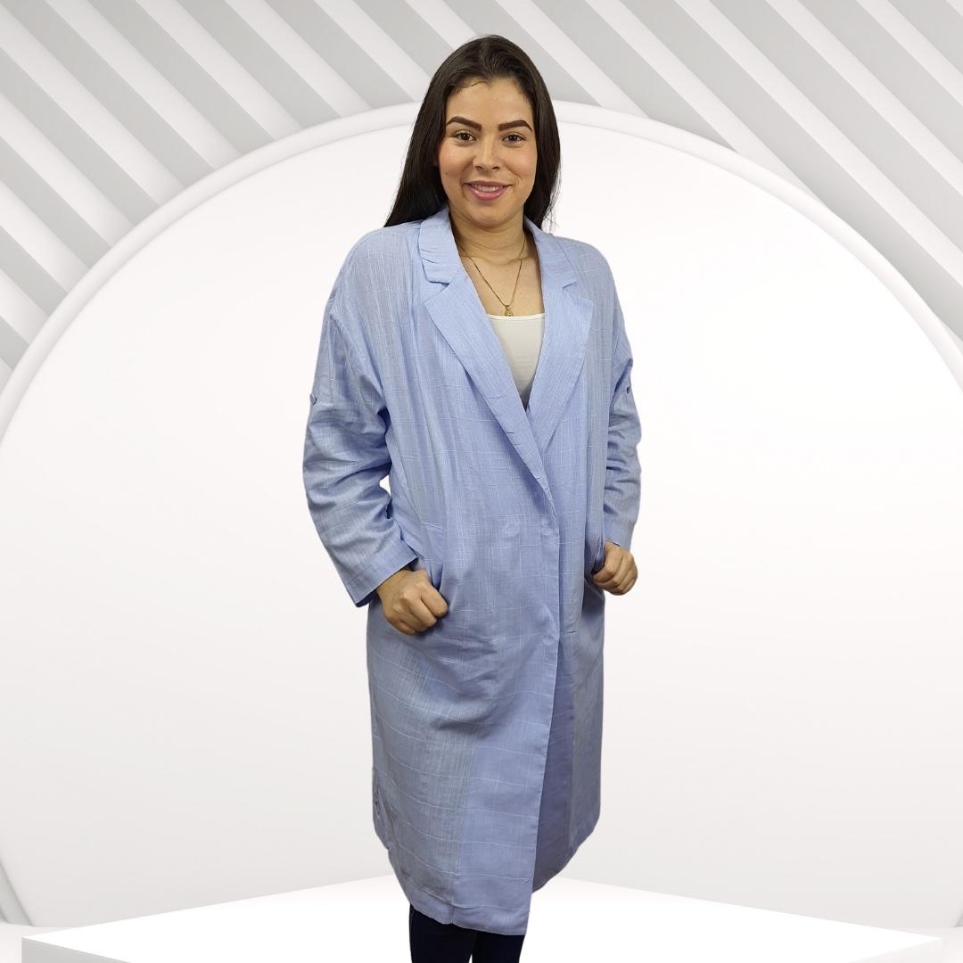 Blazer Vero Moda Azul Claro Style RITA 7/8 LONG BLAZER(PM-CT-2)